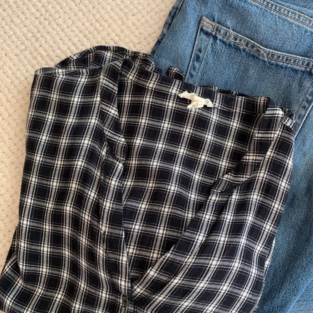 Soft Joie plaid women blouse